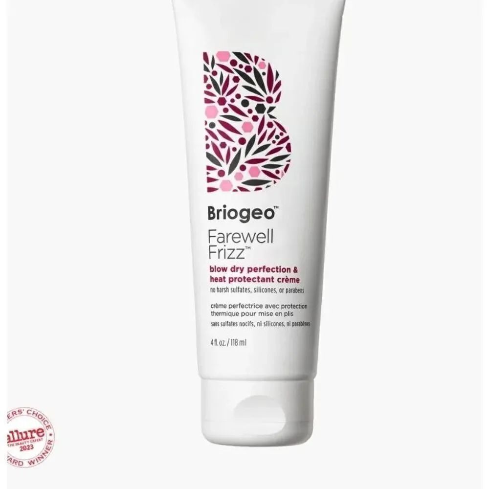 NEW & SEALED~BRIOGEO Farewell Frizz Blow Dry Heat Perfectant Creme~4 fl.oz.